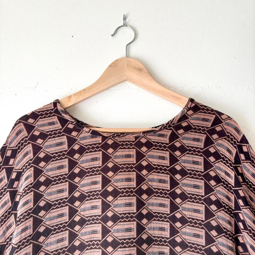 $255 Ace & Jig Jacquard Shift Dress Slow Fashion Boho Maximalist Size Medium - Picture 2 of 7